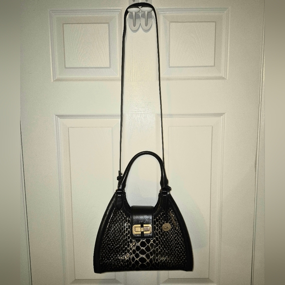 Brahmin Black and Gold Adrian Satchal - Picture 5 of 7